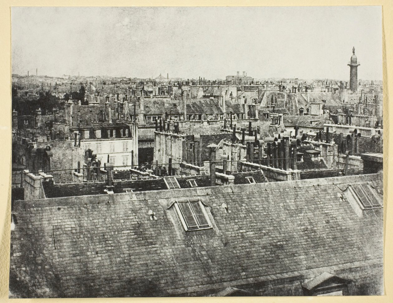 Les Toits de Paris (Vue de la rue Castiglione ?) - Hippolyte Bayard