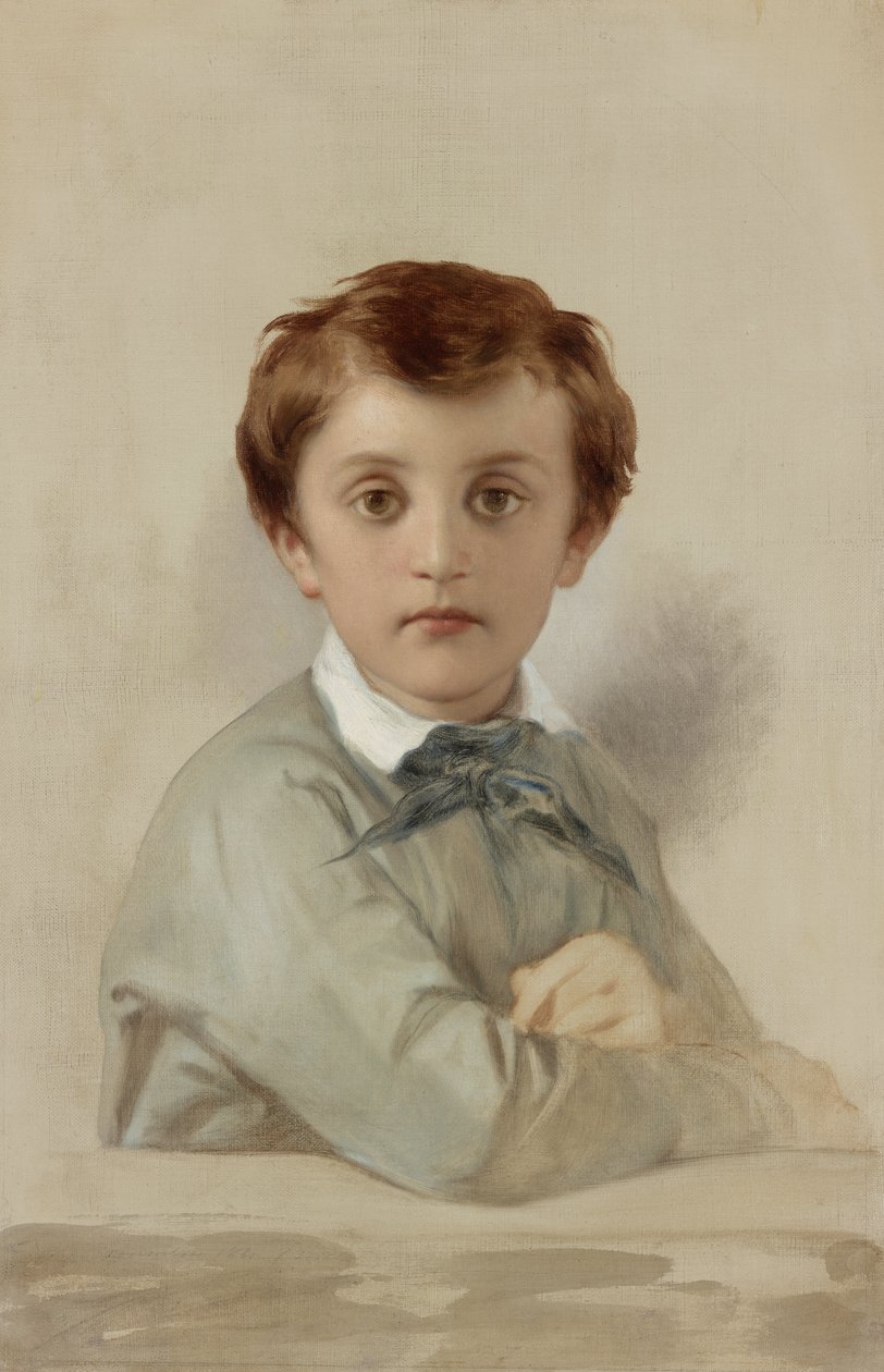 Portrait de Philippe-Grégoire Delaroche, le fils cadet de l