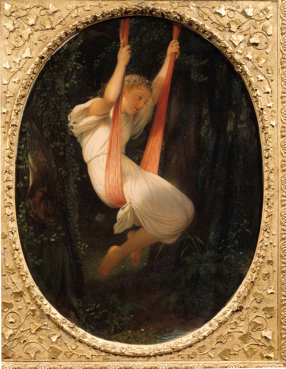 Jeune fille à la balançoire - Hippolyte Delaroche