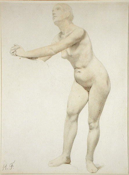Nu - Hippolyte Flandrin