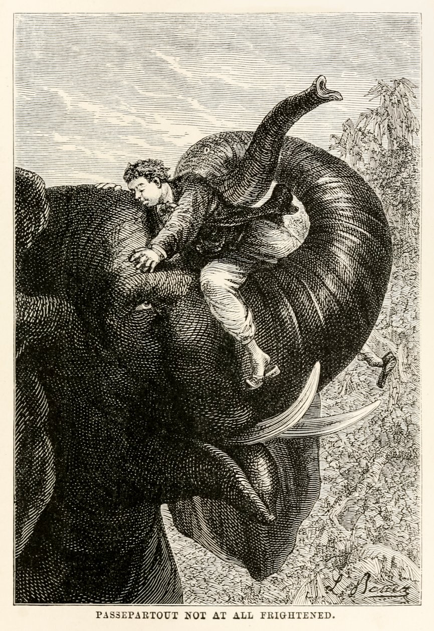 Passepartout pas du tout effrayé, d