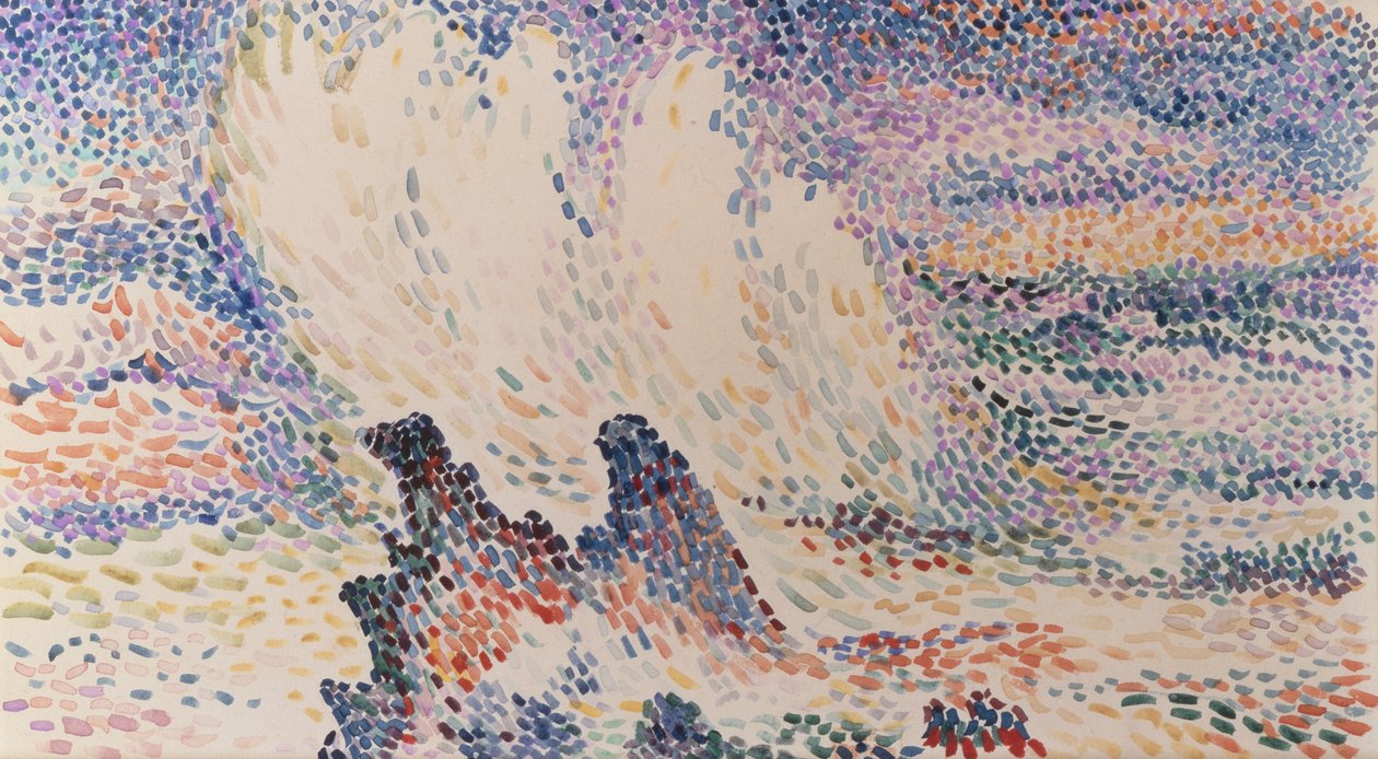 Étude de vagues - Hippolyte Petitjean