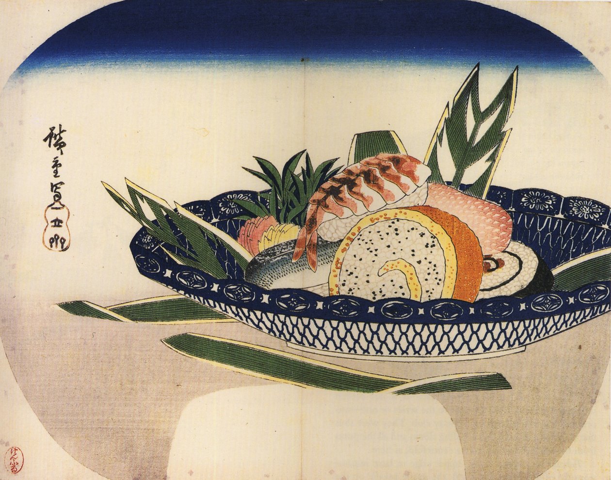 Bol de sushi - Utagawa Hiroshige