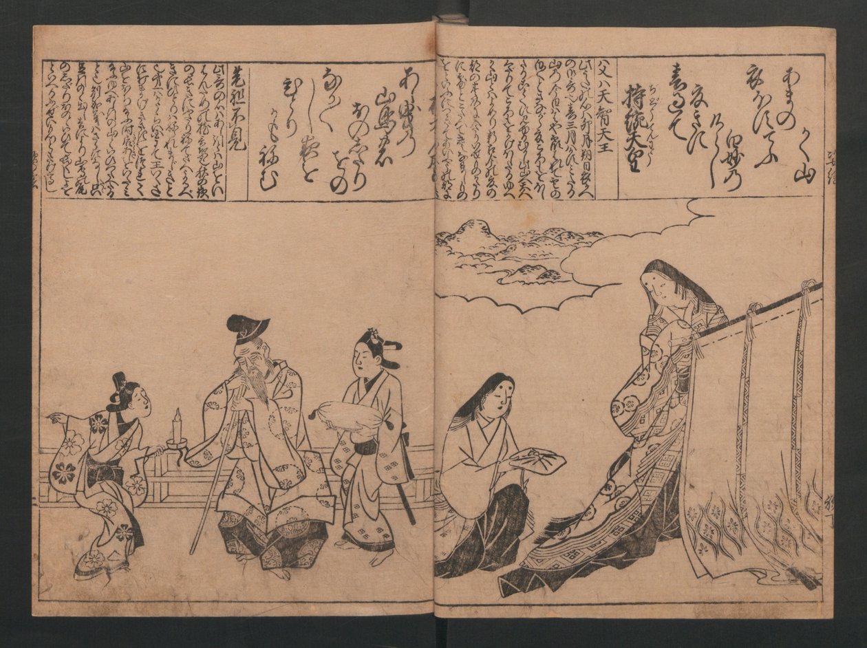Portraits pour cent poèmes sur cent poètes (Sugata-e hyakunin isshu) - Hishikawa Moronobu