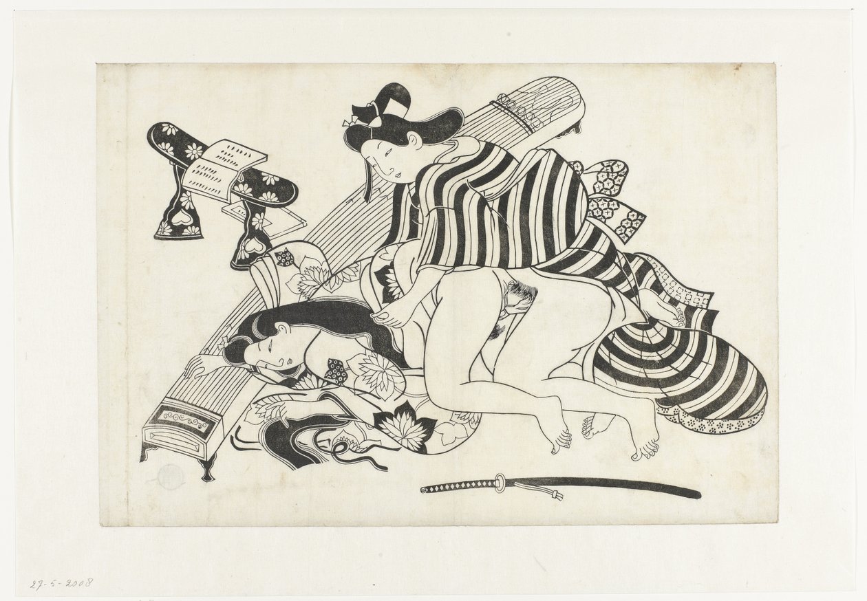 Représentation érotique - Hishikawa Moroshige (attributed to)