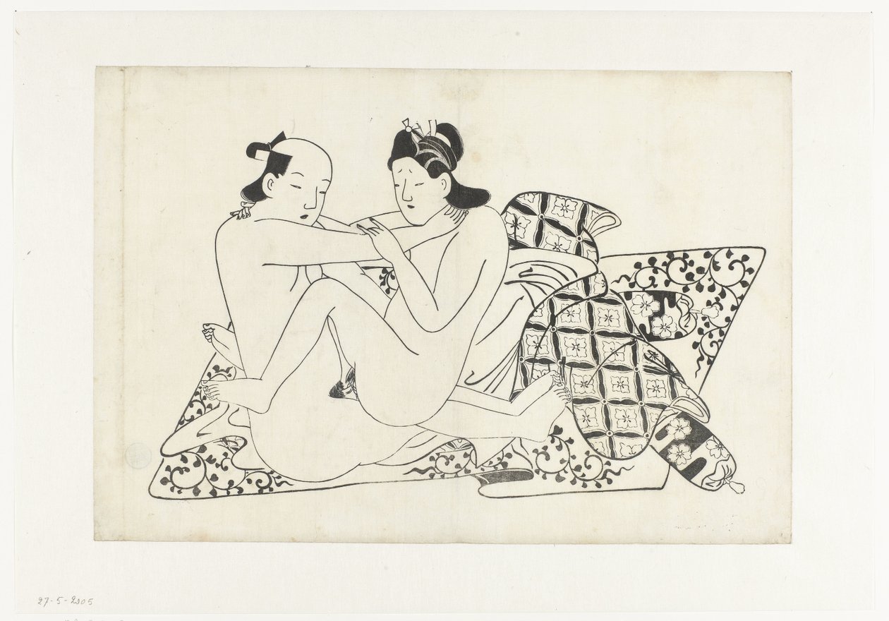 Représentation érotique - Hishikawa Moroshige (attributed to)