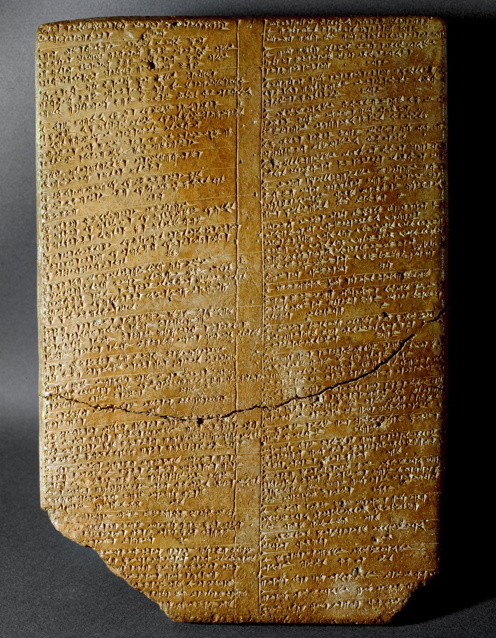 Civilisation hittite : tablette cunéiforme transcrivant le Rituel d