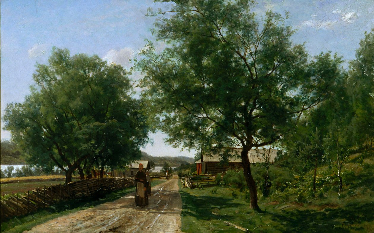 Une route dans la région de Häme - Hjalmar Munsterhjelm