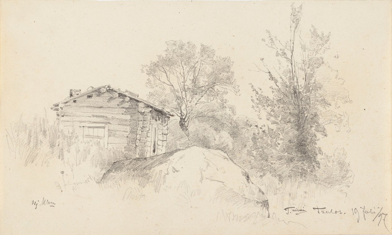 Cabane délabrée - Hjalmar Munsterhjelm