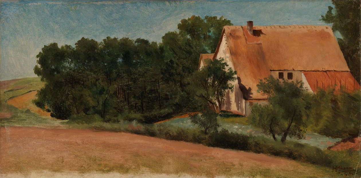 Ferme allemande au bord d