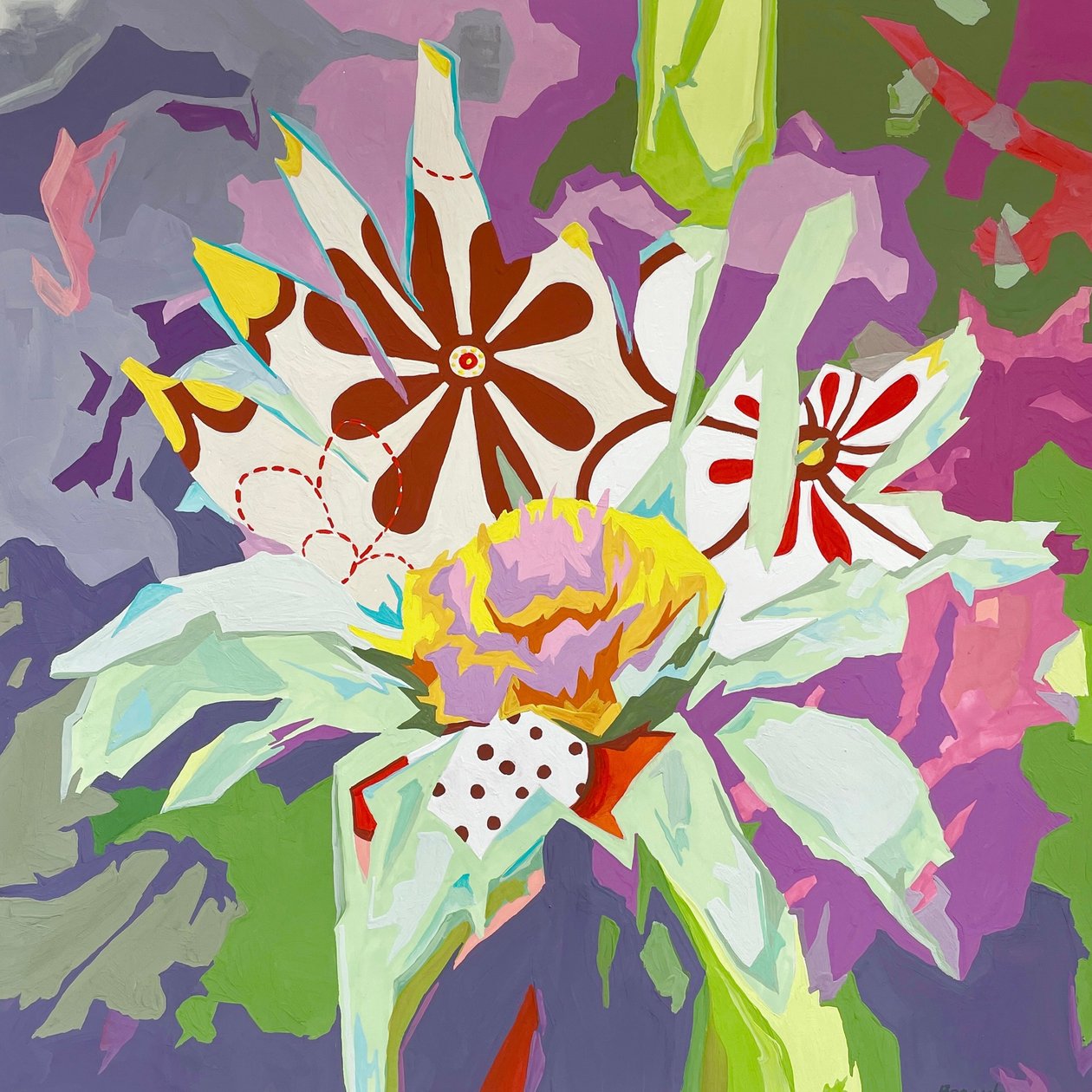 Abstrait Floral #1, 2023 - Holly Boruck