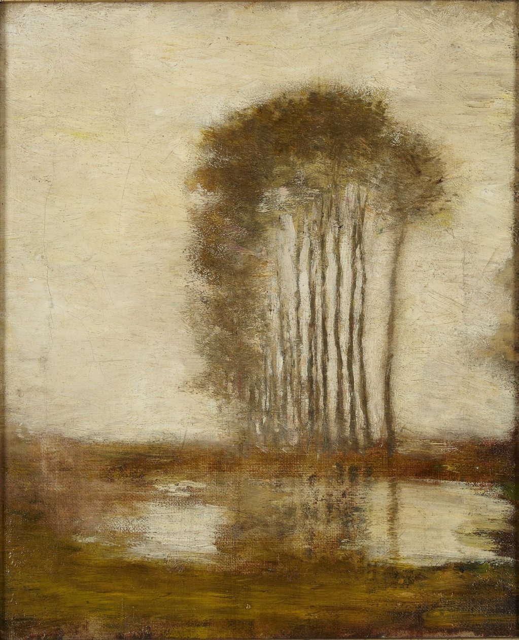 Paysage aux peupliers - Homer Dodge Martin