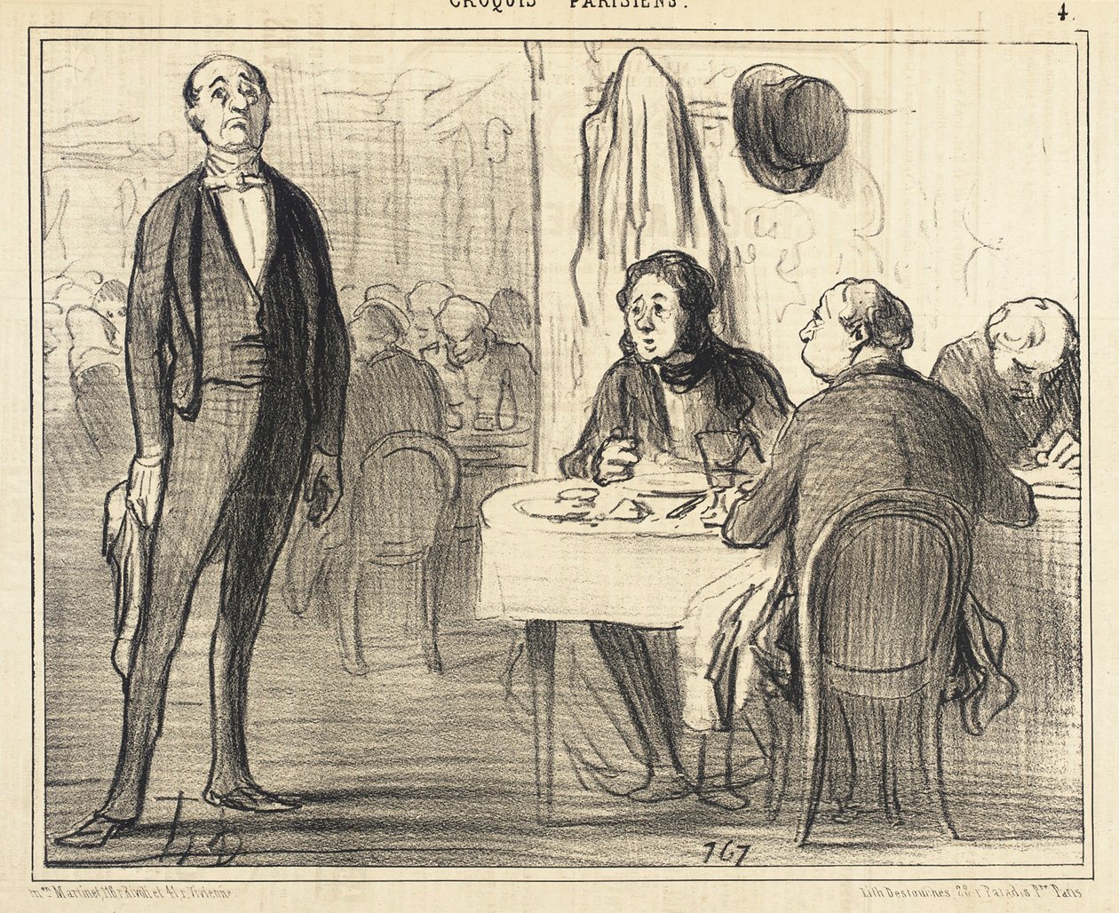 Est-ce le garçon - Honoré Daumier