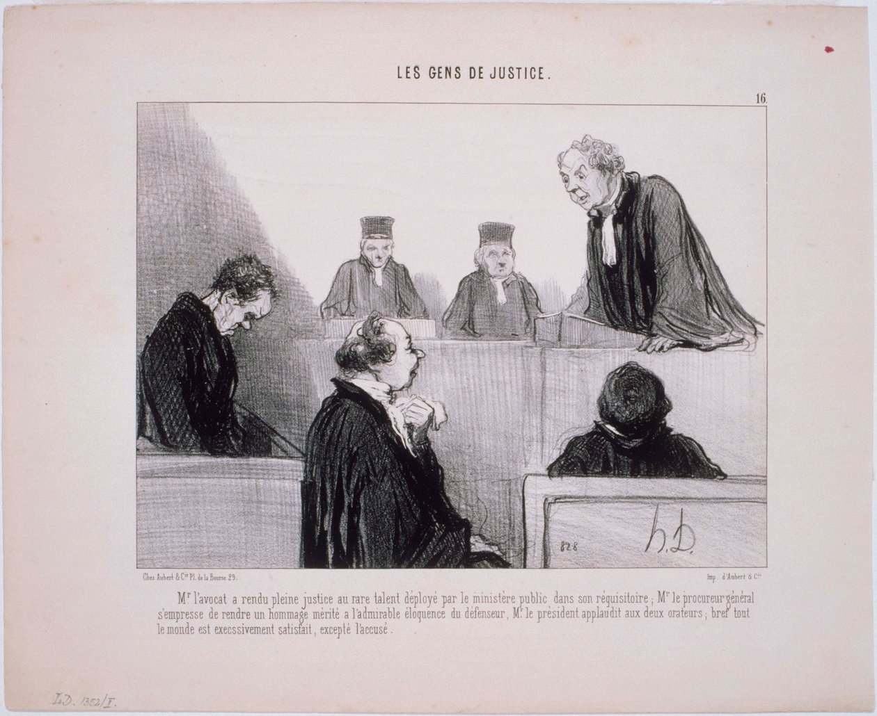 Les Gens de Justice - Honoré Daumier