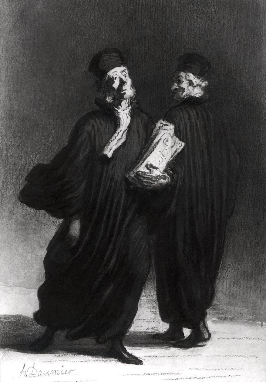 Deux avocats, vers 1862 - Honoré Daumier