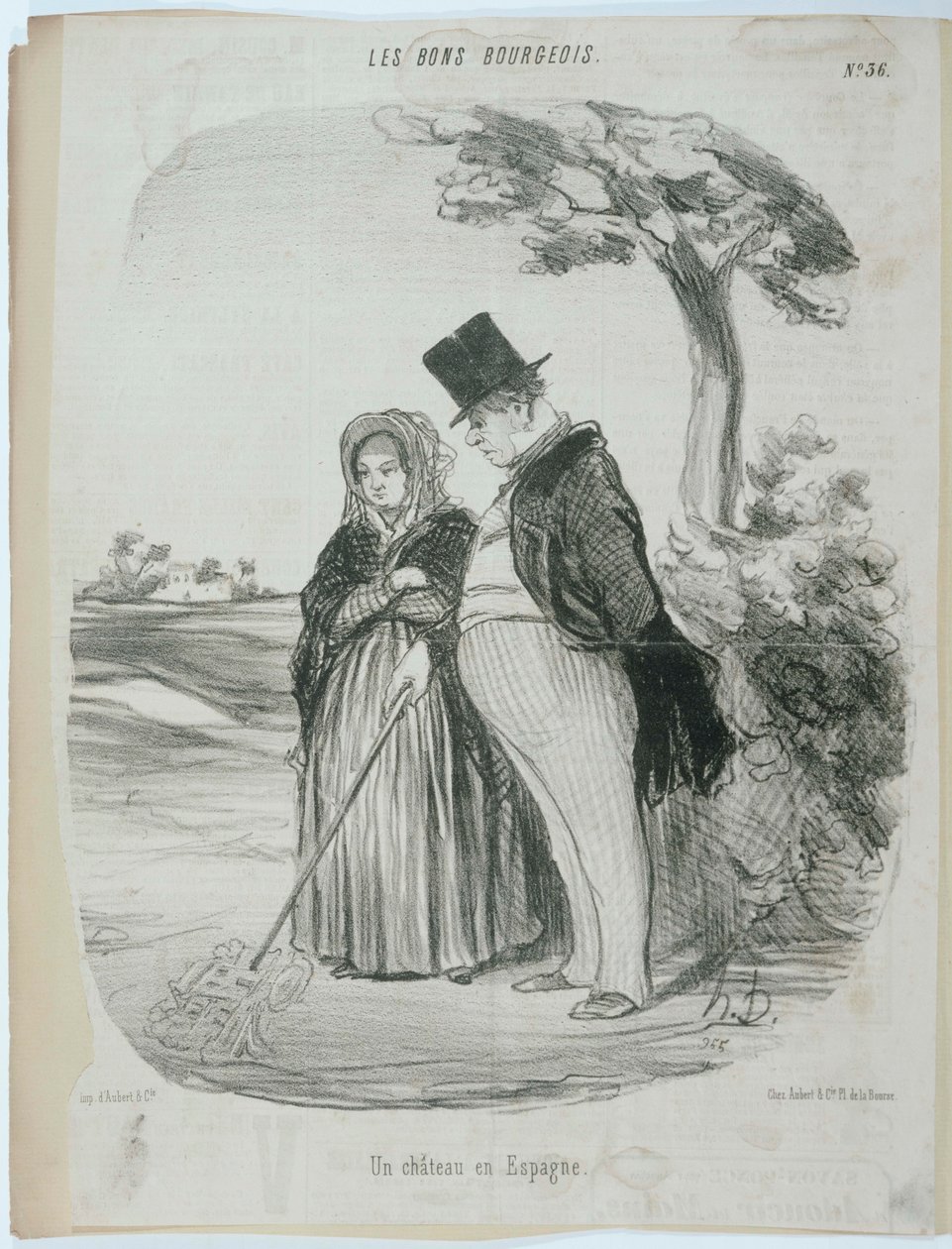 Un château en Espagne - Honoré Daumier