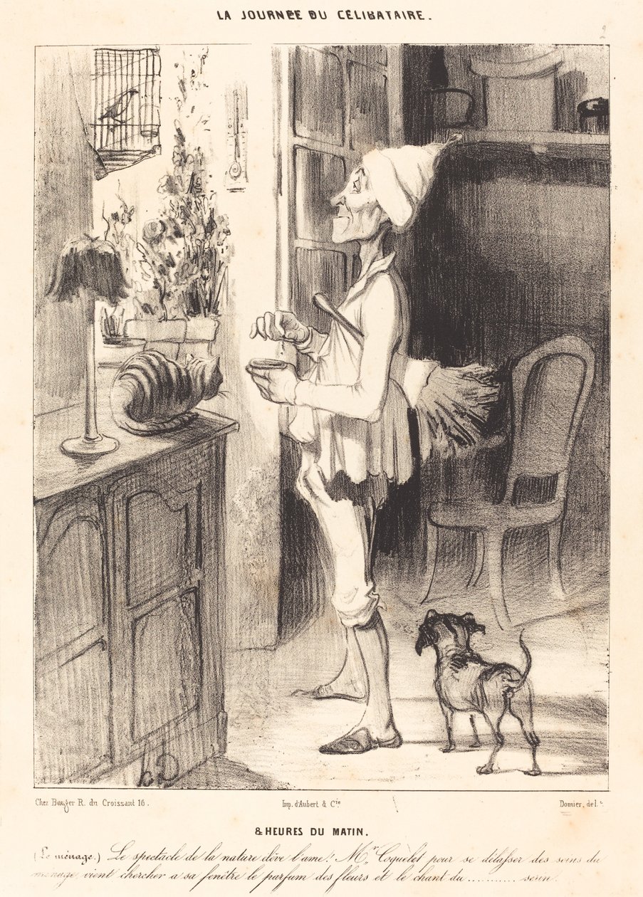 8 heures du matin - Honoré Daumier