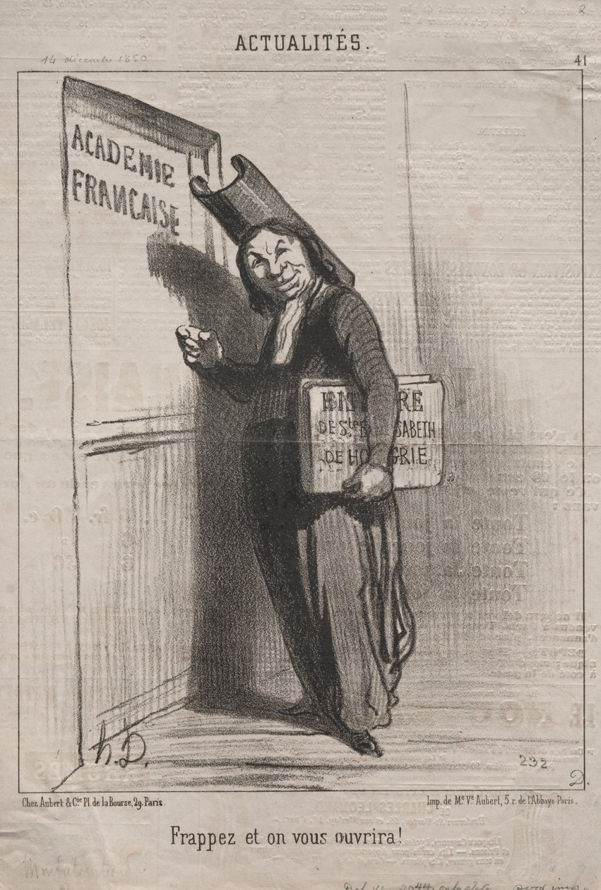Actualités (No. 41) : Frappez et il vous sera ouvert ! - Honoré Daumier