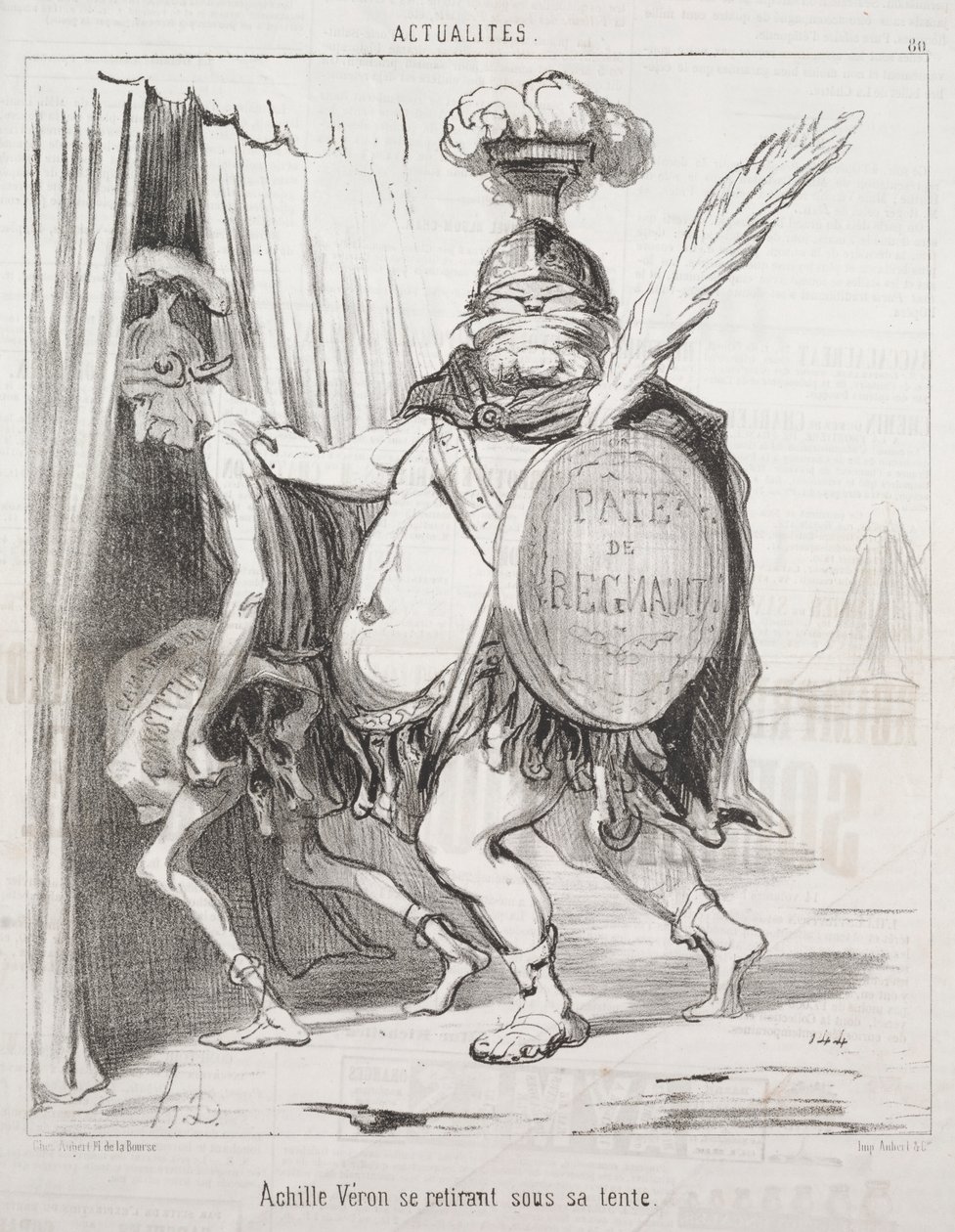 Actualités : Achille se retirant dans sa tente - Honoré Daumier