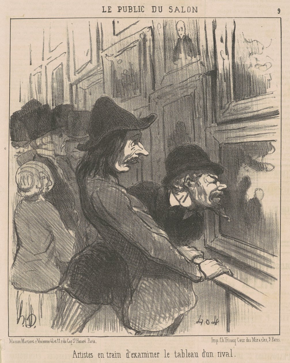 Artistes en train d