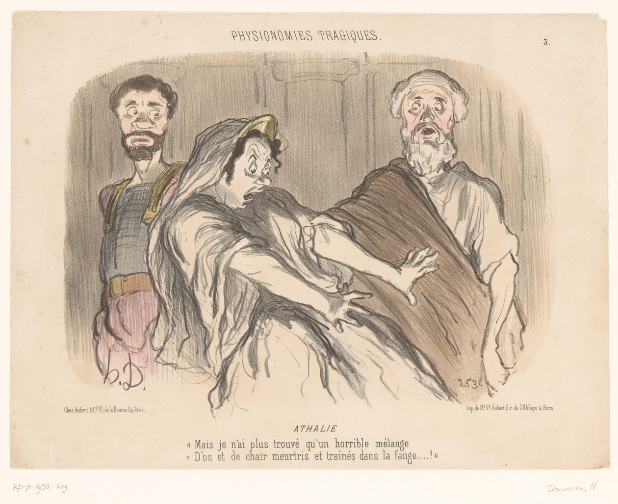 Athalie - Honoré Daumier