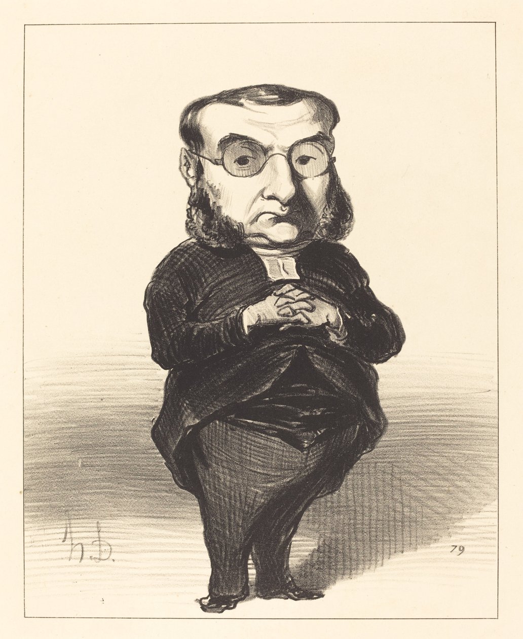 Ath. L. Charles Coquerel - Honoré Daumier