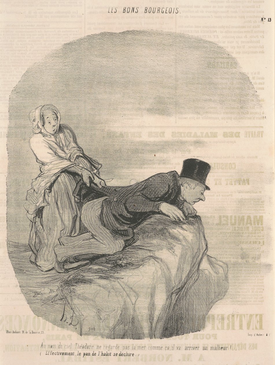 Au nom du ciel, Théodore ne regarde pas - Honoré Daumier