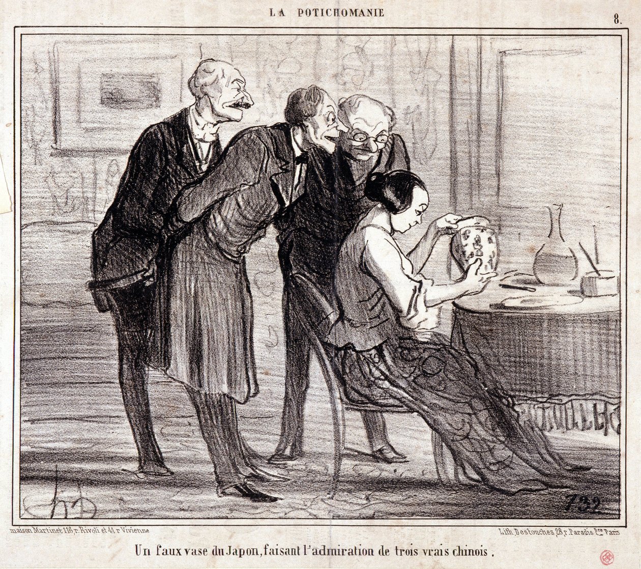 Caricature sur les collectionneurs d