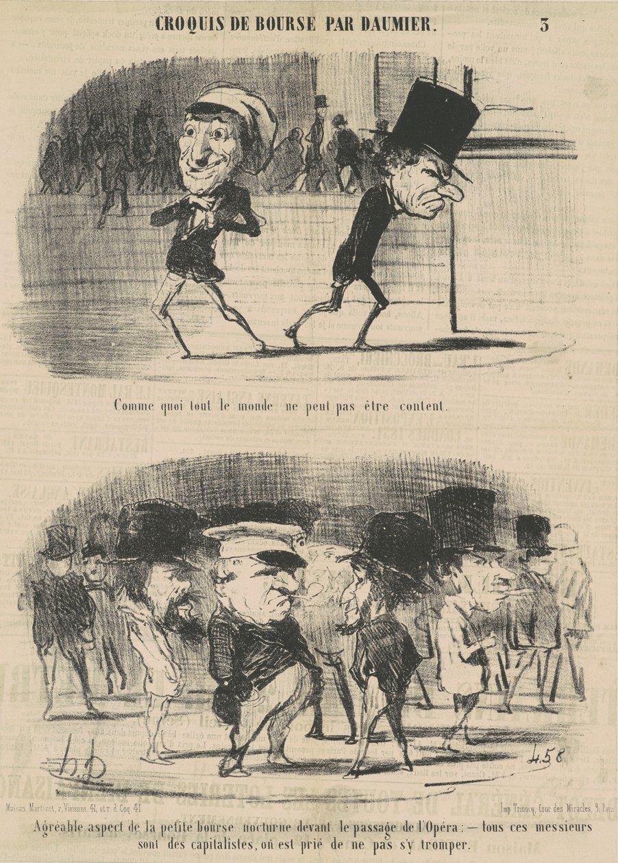 Comme quoi tout le monde ne peut ... - Honoré Daumier
