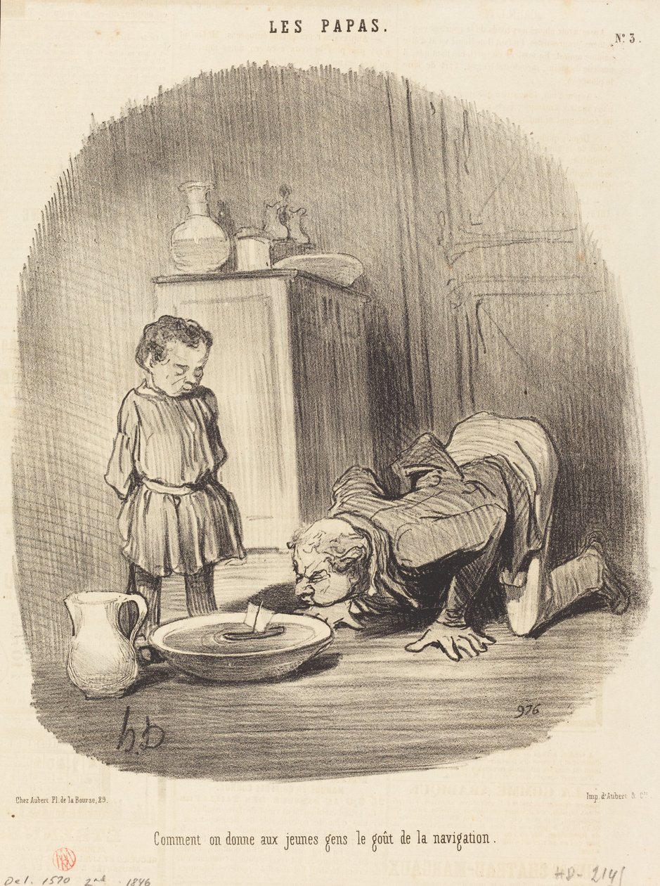 Comment on donne... le goût de la navigation - Honoré Daumier