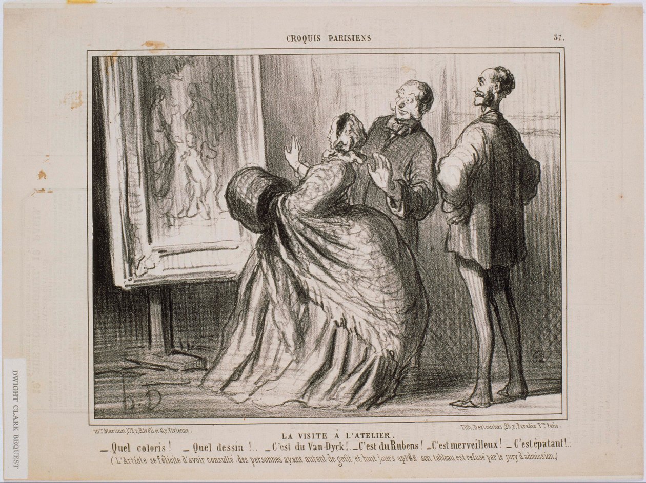 Croquis Parisiens - Honoré Daumier