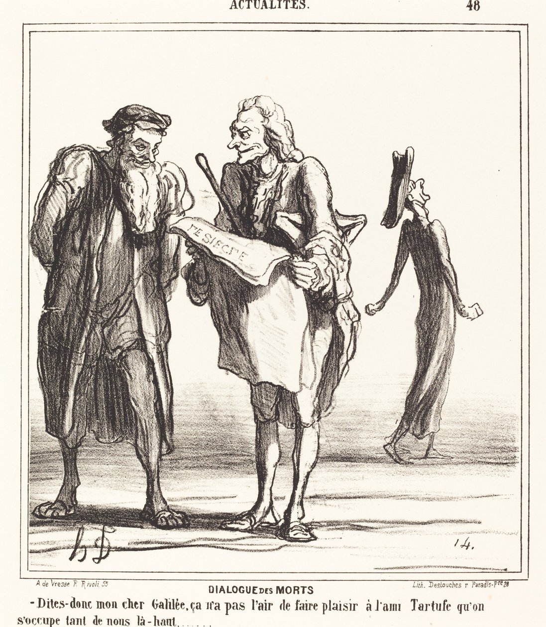 Dialogue des morts - Honoré Daumier