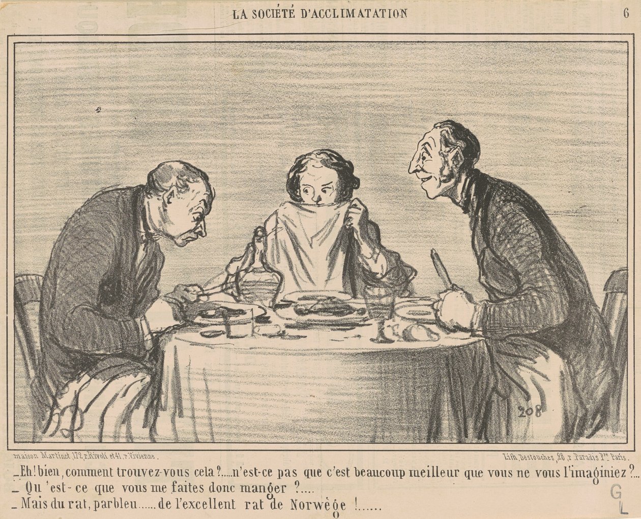 Eh! Bien, comment trouvez-vous cela? - Honoré Daumier