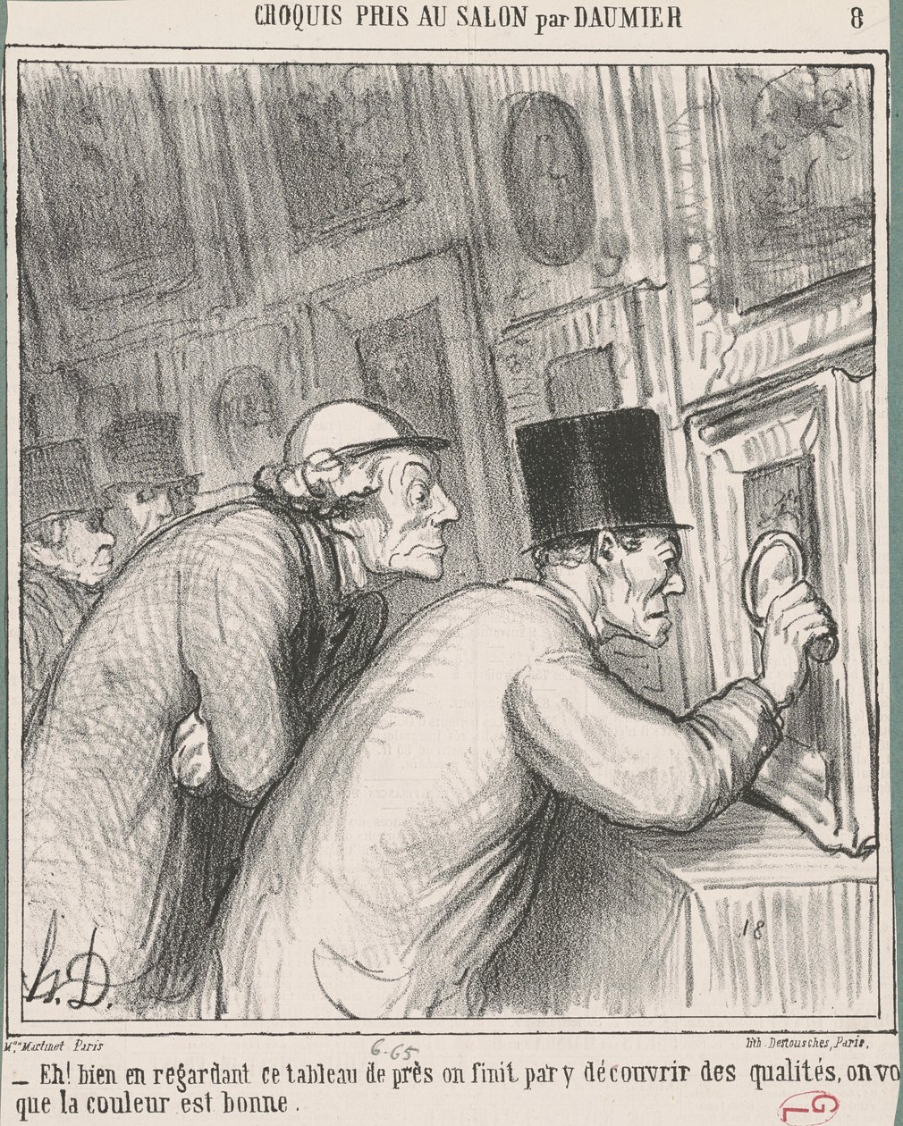 Eh! Bien en regardant ce tableau - Honoré Daumier
