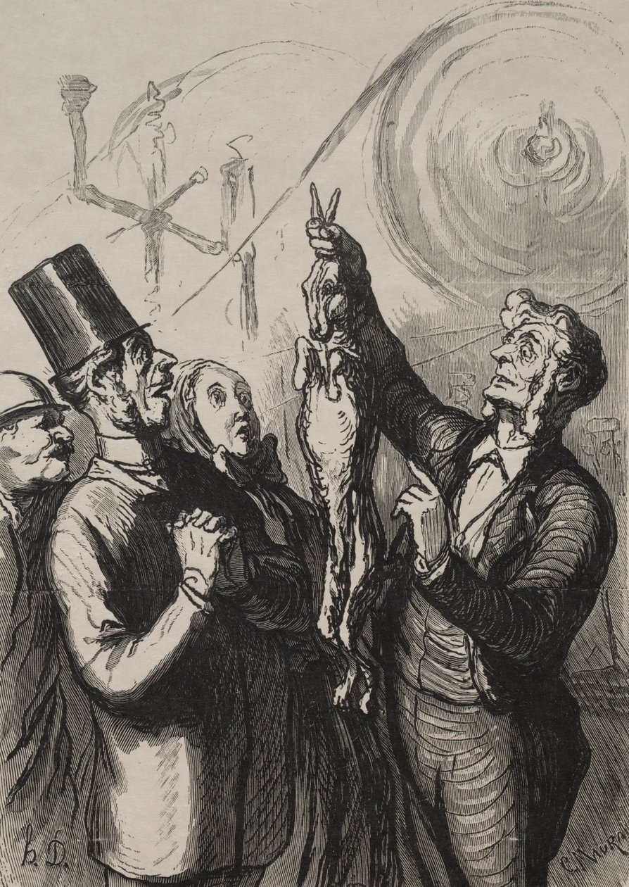 Exposition universelle : dans dix minutes vous aurez une gibelotte et un chapeau - Honoré Daumier