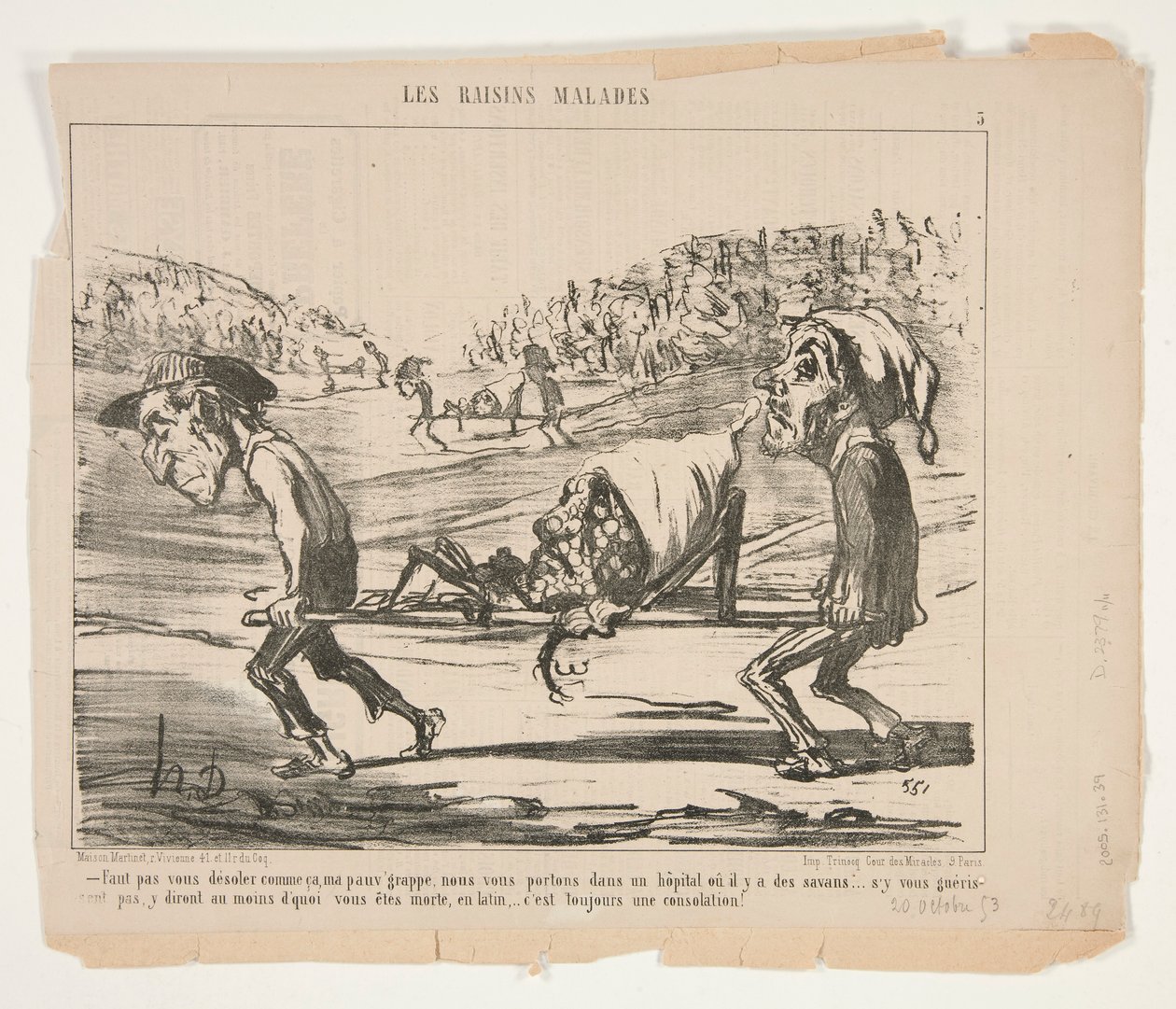 Faut pas vous désoler comme ça, ma pauv - Honoré Daumier