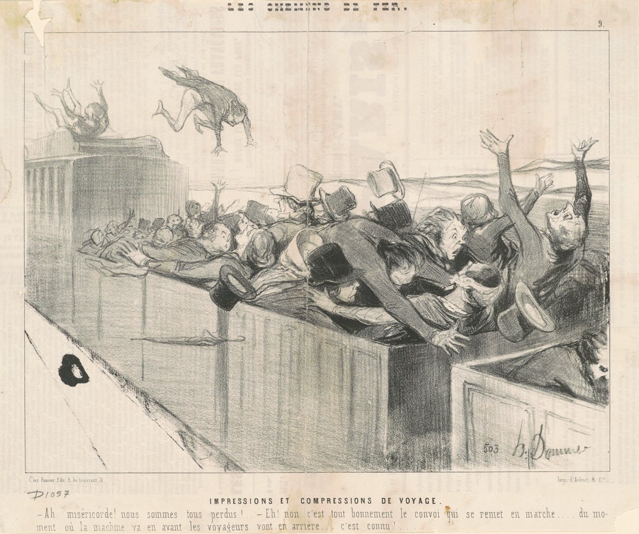 Impressions et compressions de voyage - Honoré Daumier