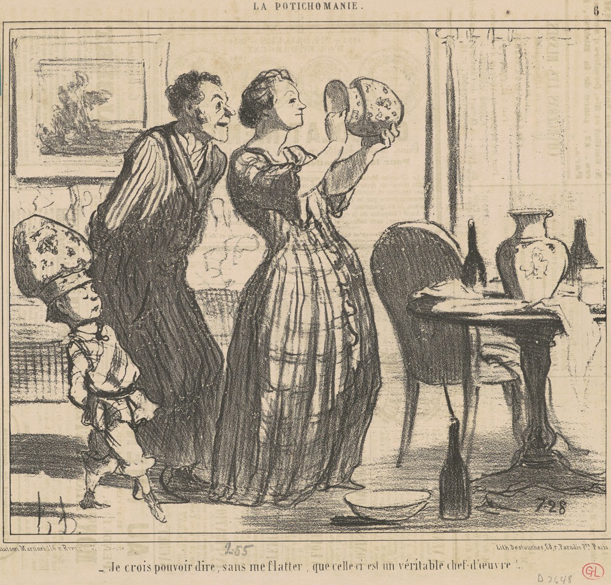 Je crois pouvoir dire, sans me flatter ... - Honoré Daumier