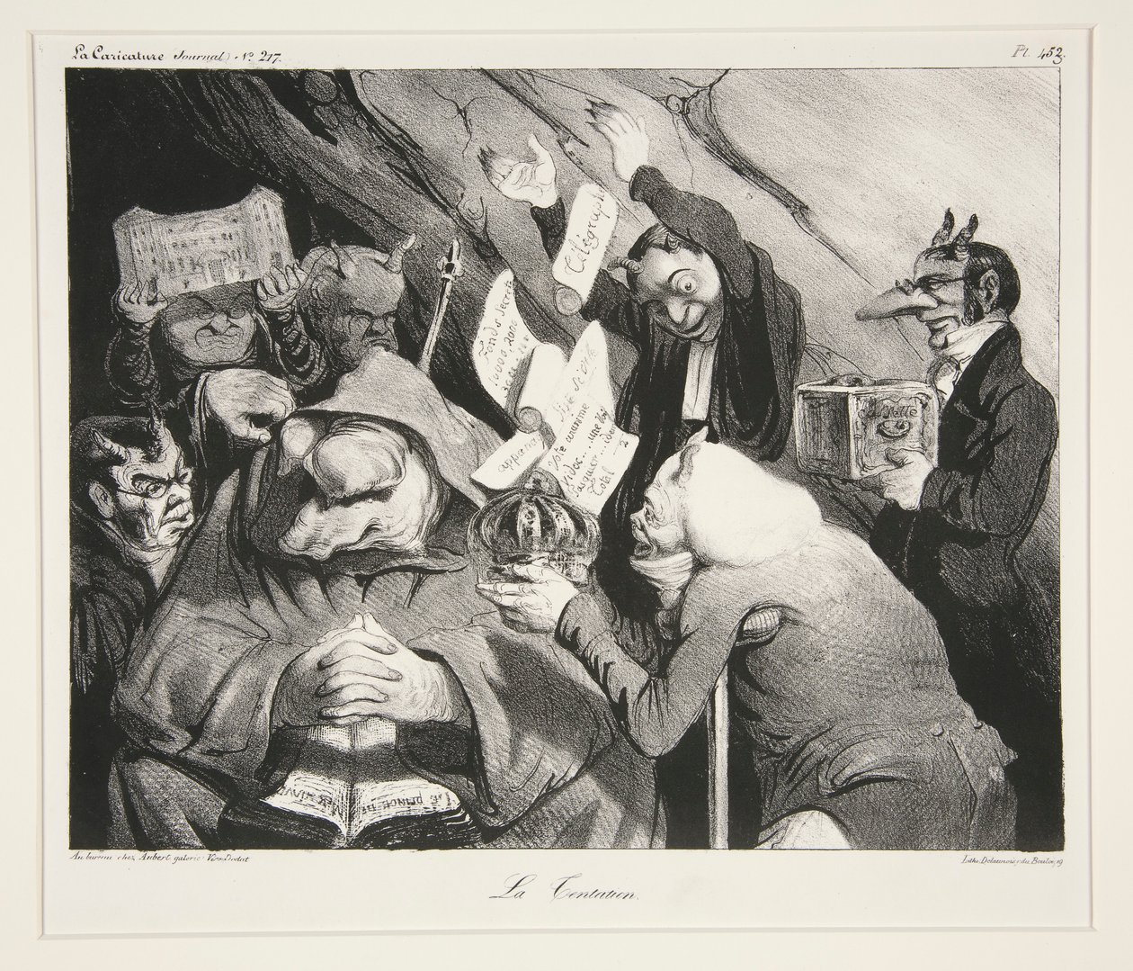 La Tentation - Honoré Daumier