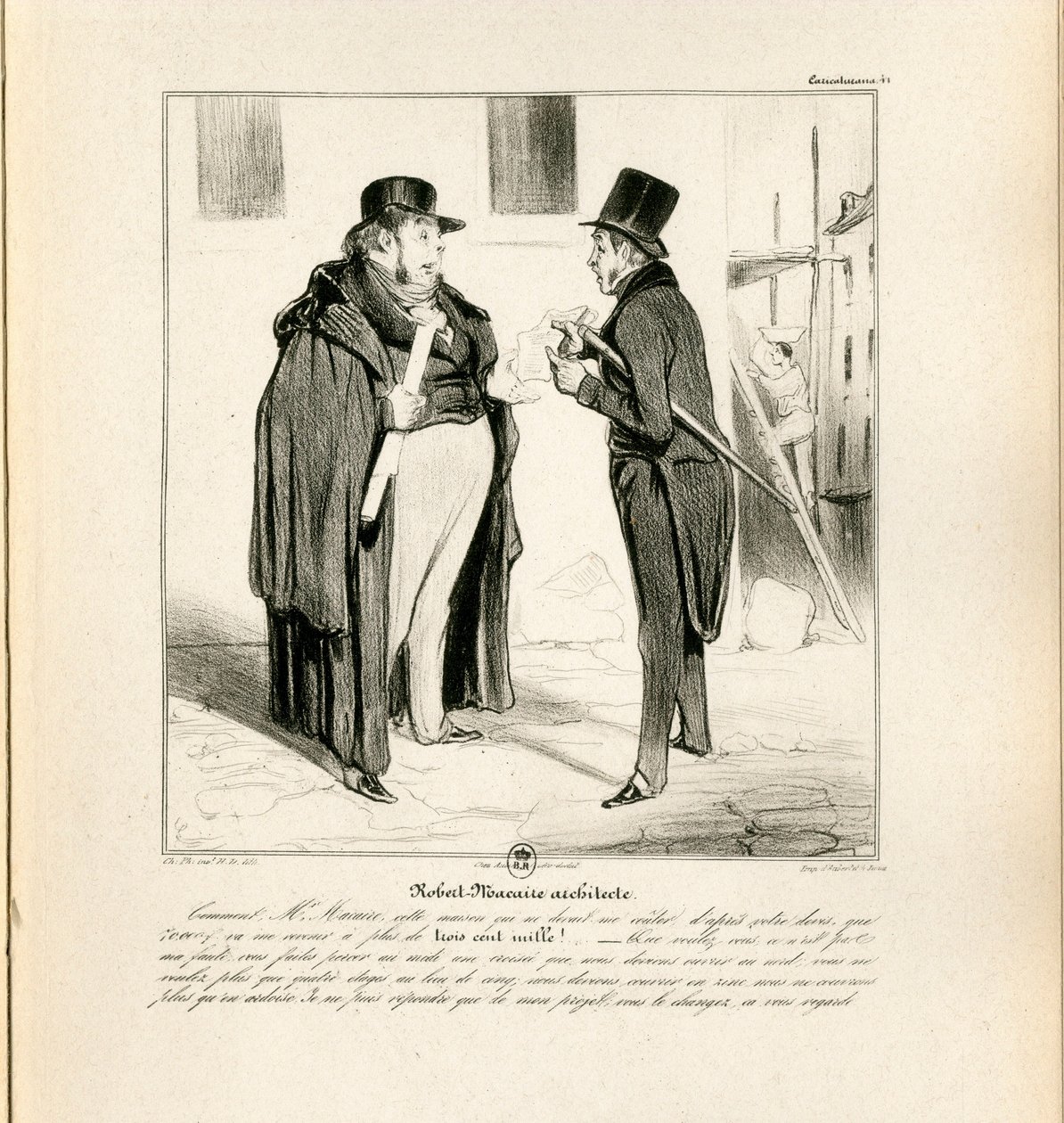 Le Charivari, Satirique en N & B - Honoré Daumier