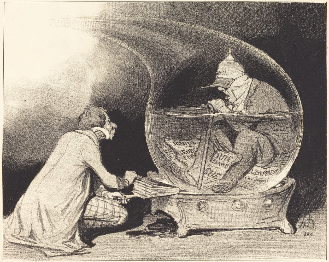 Le Rajeunissement du Constitutionnel - Honoré Daumier