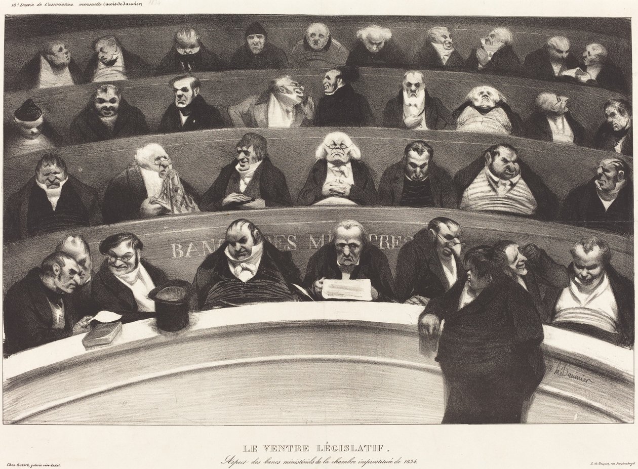 Le Ventre Législatif - Honoré Daumier