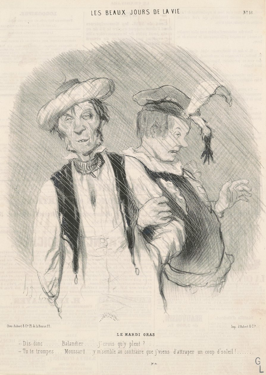 Le mardi gras - Honoré Daumier