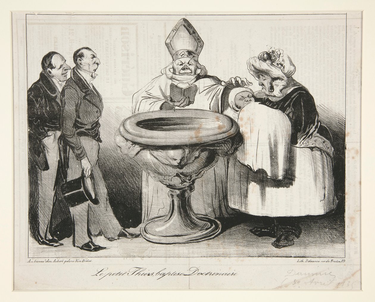 Le petit Thiers, baptisé Doctrinaire - Honoré Daumier