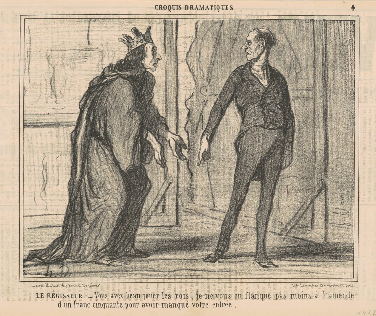 Le régisseur - Honoré Daumier