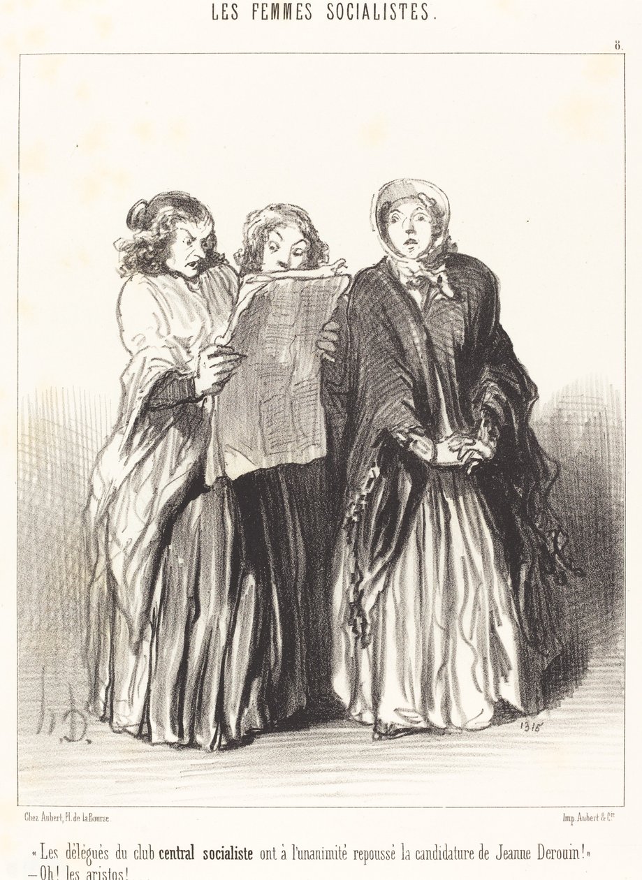 Les Délégués du club central socialiste ont repoussé... - Honoré Daumier