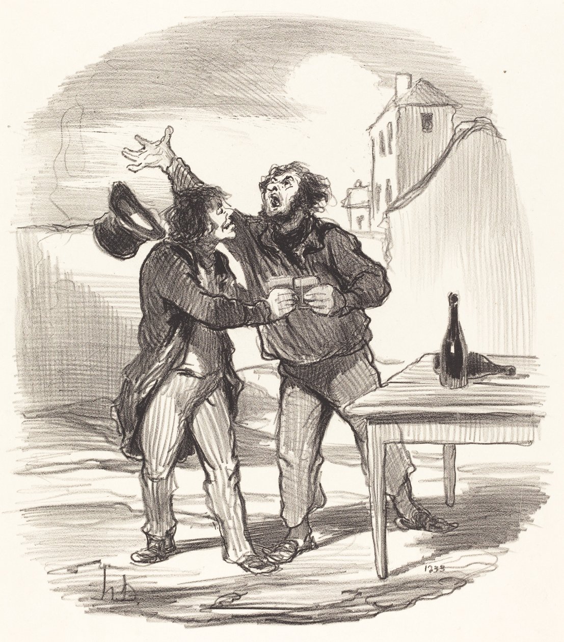 Membre... du dix Décembre prenant le la... - Honoré Daumier