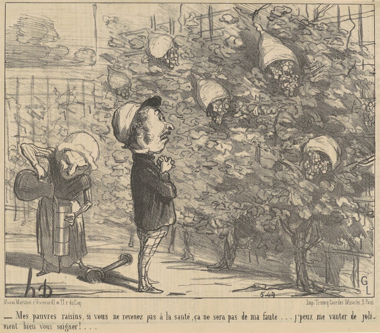 Mes pauvres raisons, si vous ne revenez pas à la sauté - Honoré Daumier