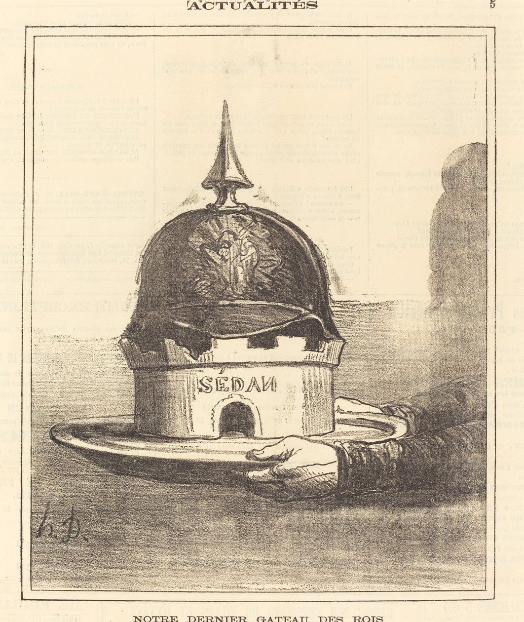 Notre dernier gâteau des rois - Honoré Daumier