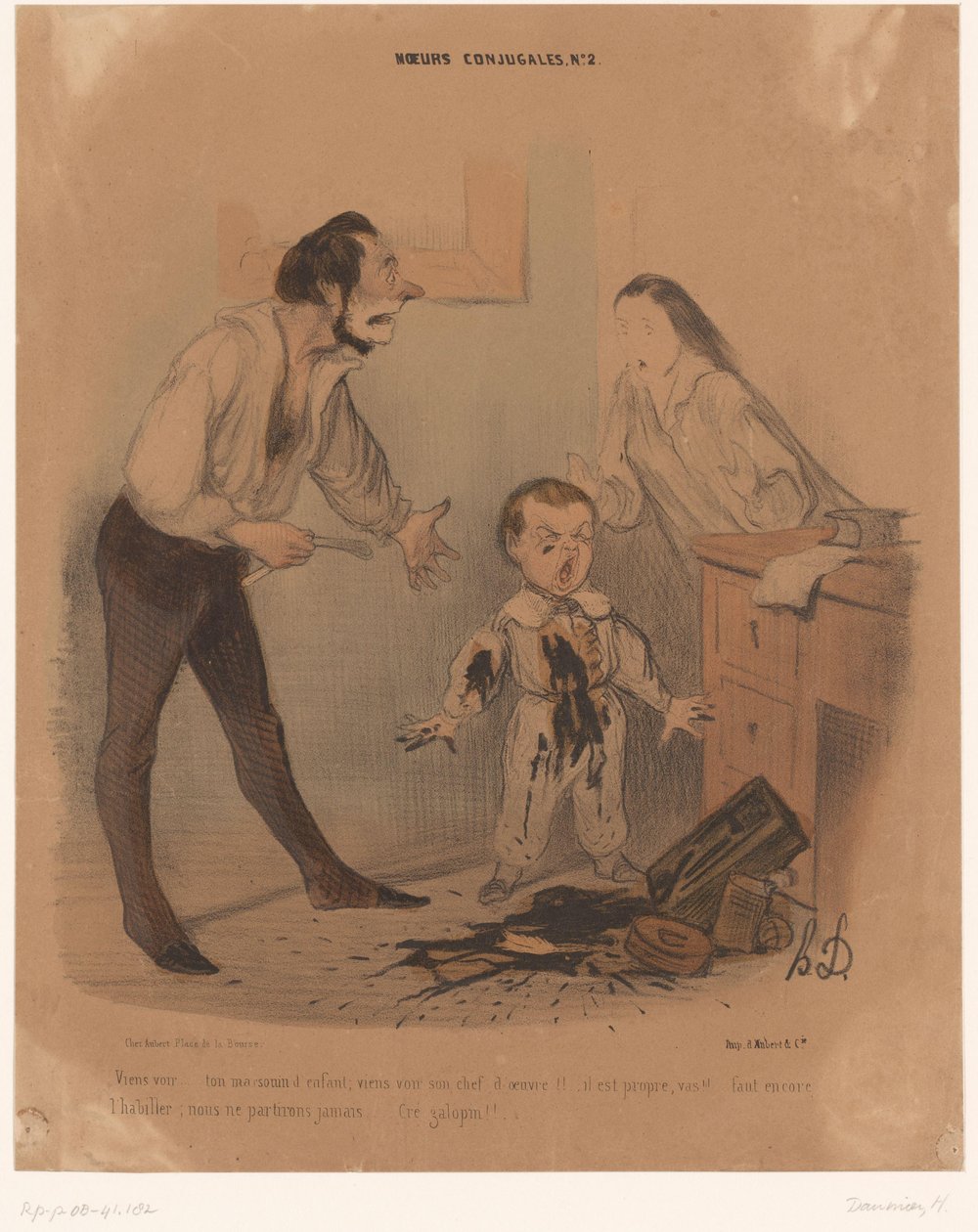 Bébé a renversé de l